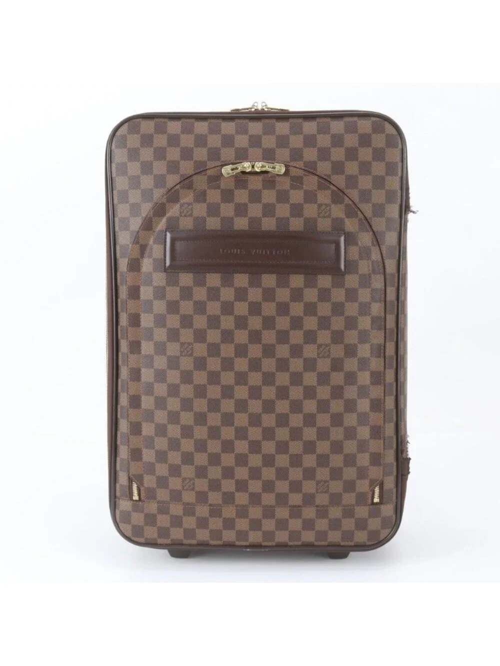 Louis Vuitton Damier Pegase 55 Leather Suitcase Carry Case Bag